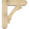 Ekena Millwork Merced Craftsman Rough Sawn Bracket w/ Offset Brace, Douglas Fir, 8"W x 28"D x 32"H BKT0806X28X32MRC04RDF - alternate 4